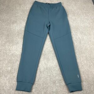 Balance Collection Jogger Pants Mens Small Navy Teal Elastic Waist High Rise